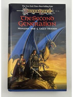 Dragonlance The Second Generation HC 1st Printing 1994 TSR Weis Hickman   BK5